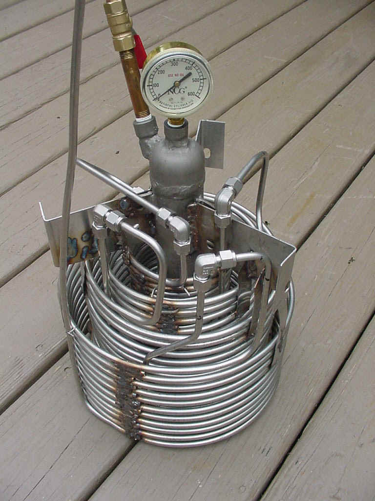 Monotube Boiler, 5 sq ft HTSA, 1/4 OD Tubing