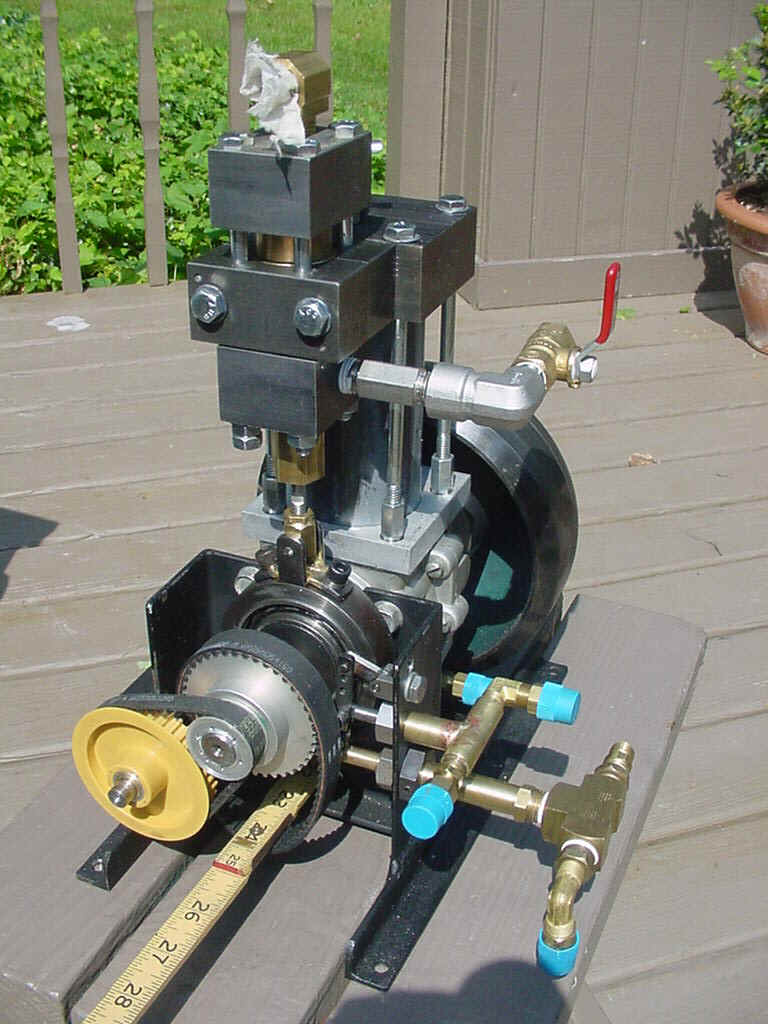 Scanoe Engine, Plastic Timing Pulley Drives Pumps