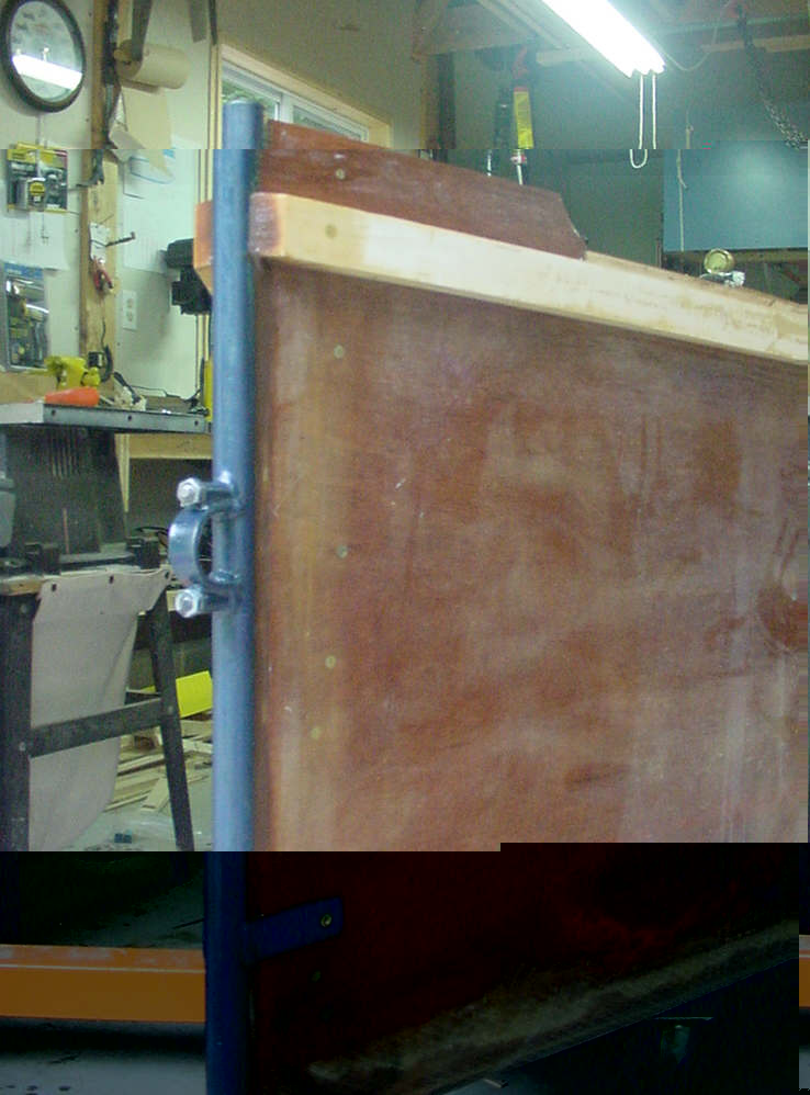 Stem Piece in Place, with Winch Eye