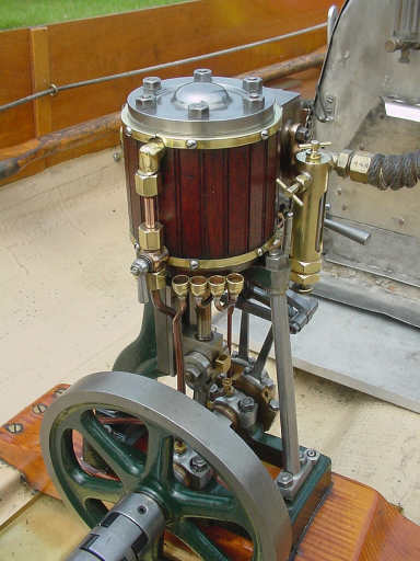 Note the lubrication cups with tubes to the bearings.