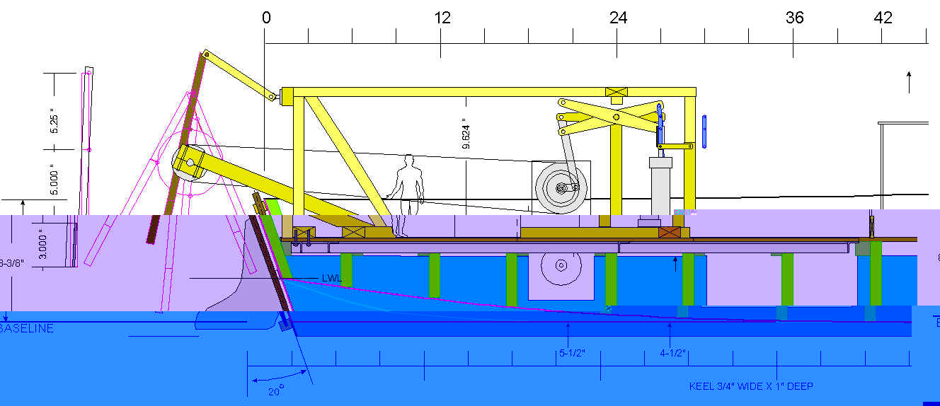 6 ft model drawing