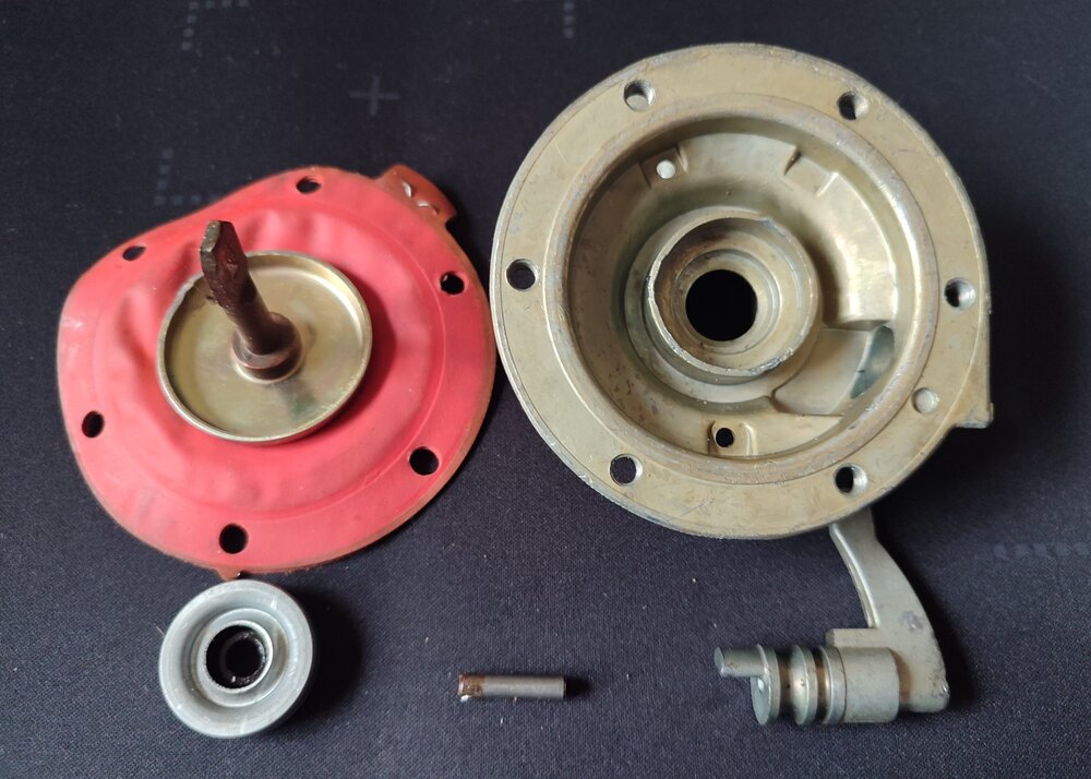 the disassembled lower part