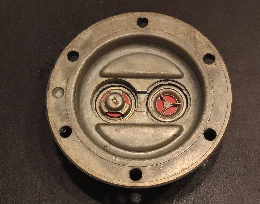 The upper part of the pump housing